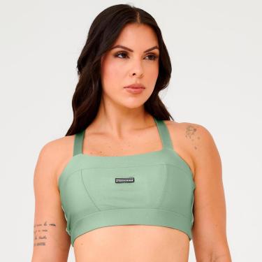 Imagem de Top Faixa Com Recortes Platinado Com Bojo Donna Carioca-Feminino