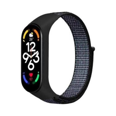 Imagem de Pulseira De Nylon Ajustável Mi Band 7 6 5 4 3 Substituição De Pulseira