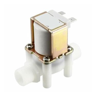 Imagem de BEGWVDJTP 1 válvula solenoide de água G3/20.3 cm DC 12V válvula de entrada de água normalmente fechada com filtro
