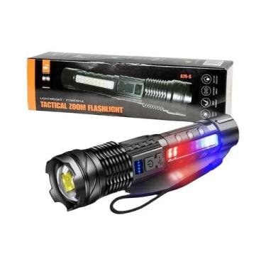 Imagem de Lanterna LED Recarregável À Prova d'Água Com Zoom, 7 Modos, Alta Potên