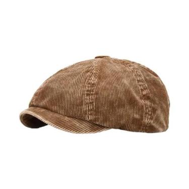 Imagem de Boina De Corduroy Unissex Para Circunferência De Cabeça Grande, Chapéu