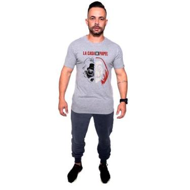 Imagem de Camiseta confort Kruger's Concept  LA CASA DE PAPEL PROFESSOR - Mascul