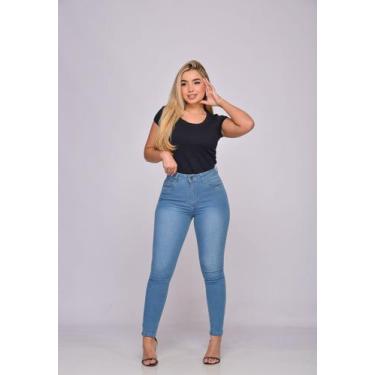 Imagem de Calça Feminina Jeans 7913 Azul Claro Bella Canvas, Azul claro, 42