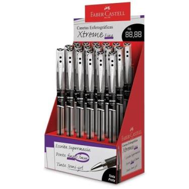 Imagem de Caneta Esferografica Xtreme 0.7MM Preto DP.C/18 - FABER-CASTELL