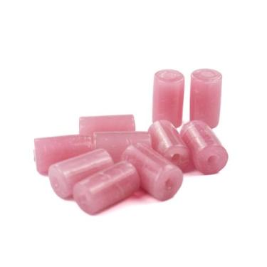 Imagem de Kit c/10 Firmas Lisa 22mm Rosa Murano Guias - Lua Mística Loja Oficial