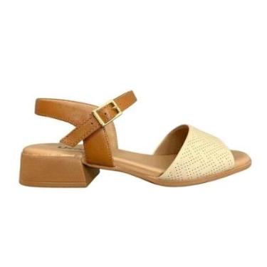 Imagem de Sandalia Feminina Salto Baixo Usaflex-Feminino