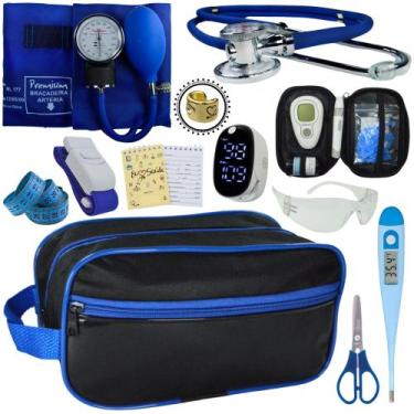 Imagem de Kit Enfermagem Aparelho Pressão Esteto Frete Grátis Promocao - Love Sa