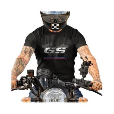 Imagem de Camisa De Algodão Unissex Oversized De Secagem Rápida Estilo Moto GS E