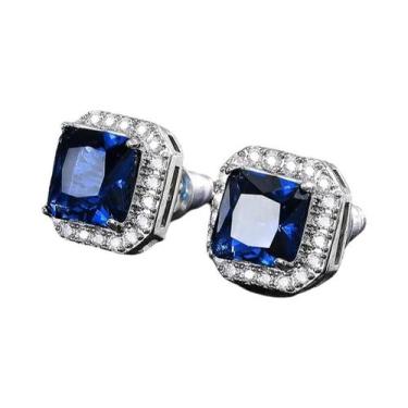 Imagem de Brincos De Zircônia Cúbica Verde Para Mulheres Joias Nobres Para Casam