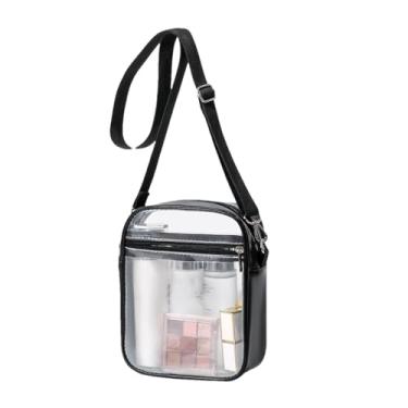 Imagem de Bolsa de estádio, bolsa transparente, Bolsa para Estádio Bolsa Pequena, Bolsa de ombro feminina, carteira de celular com alça removível para viagens
