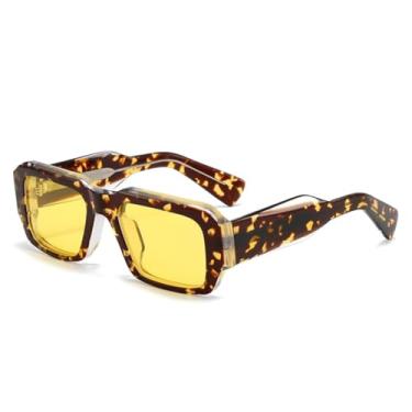 Imagem de JRLLFD Óculos de sol polarizados de acetato para homens, retrô, com bordas grossas, moda feminina, proteção solar para áreas externas (2)