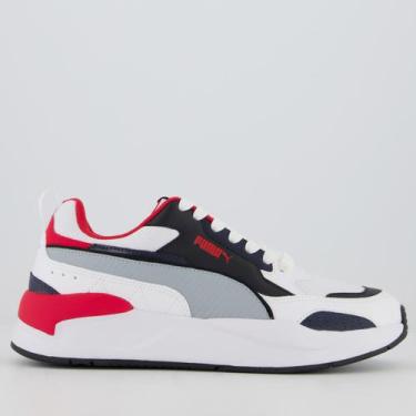 Imagem de Tênis Puma X Ray 2 Square BDP Branco e Vermelho, 44
