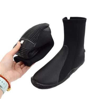 Imagem de Vroomoto Botas de Mergulho para Mulheres e Homens, Sola de Borracha de Salto Elevado Antiderrapante Com Elasticidade, Botas de Mergulho para Atividades Aquáticas, Uso e Remoção Sem (M(39-40))