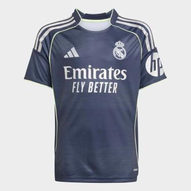 Imagem de Camisa Real Madrid Infantil Away 25/26 s/n Torcedor Adidas-Unissex