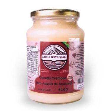 Imagem de Gran Boyadjian Cocada Cremosa Fit Zero Açúcar Premium, 610g, Sem Glúte
