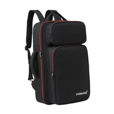 Imagem de oshhni Bolsa organizadora para pedais de efeitos de guitarra, estojo para transporte, estojo multiefeitos para uso diário, shows e estúdio, L