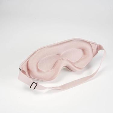 Imagem de Máscara de dormir para dormir de lado, aprofundamento 3D dos contornos da cavidade ocular com bloqueio de luz - Máscara de olho de tecido macio respirável confortável para homens e mulheres, alça