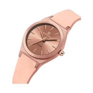 Imagem de Relógio De Moda Feminino NAVIFORCE 2025 Com Pulseira De Silicone, Reló