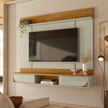 Imagem de Painel para Tv 65 Polegadas 182cm Aura Cumaru/opala