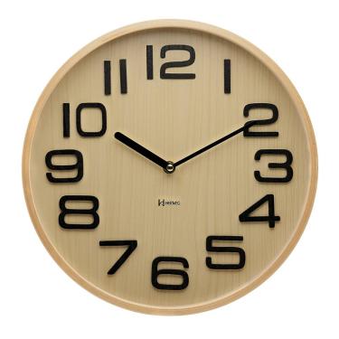 Imagem de Relógio De Parede Herweg Ref:4600-296 Madeira Carvalho