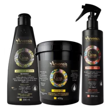 Imagem de Kit Cachos Arvensis Day After + Ativador Crespos + Mascara 2x1 450g