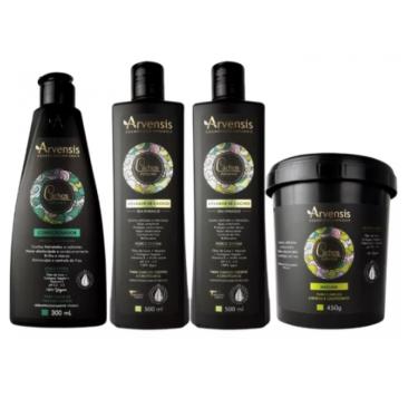 Imagem de Kit Arvensis Crespos Condicionador + 2 Ativador 500ml + Máscara 450g