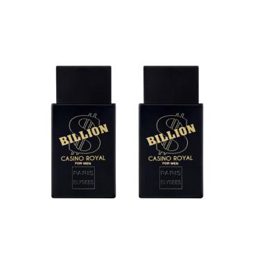 Imagem de Kit Com 2 Perfumes Billion Cassino Royal Maculino 100ml Lacrado