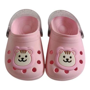 Imagem de Sanália Fechada Infantil Leãozinho Rosa Confortável Uso Diário - Marin