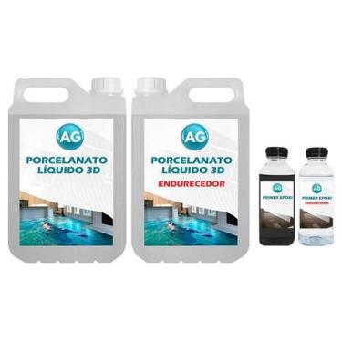 Imagem de Kit Porcelanato 3D + Primer - Transforme em Arte - Resinas Ag