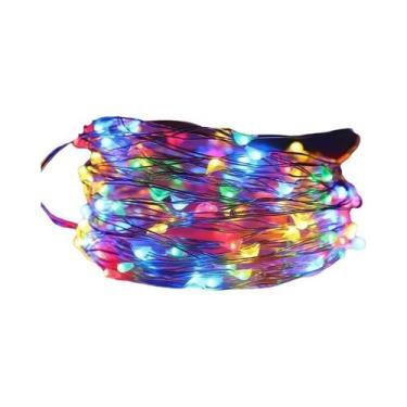 Imagem de Luzes De Fada LED Operadas Por Bateria Com Fio De Cobre Para Decoração