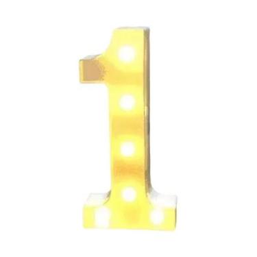 Imagem de Luz Noturna LED Luminosa Em Formato De Letra 16/22CM DIY Alfabeto Núme