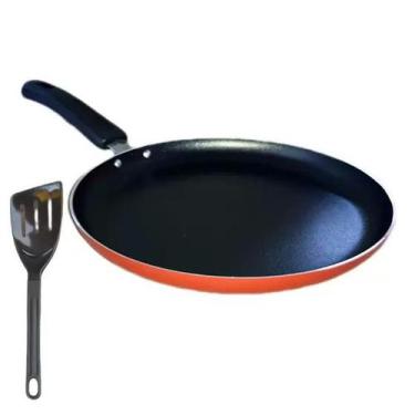 Imagem de Tapioqueira, Crepeira e Frigideira Tamanho 22cm Antiaderente Com 5 Cam