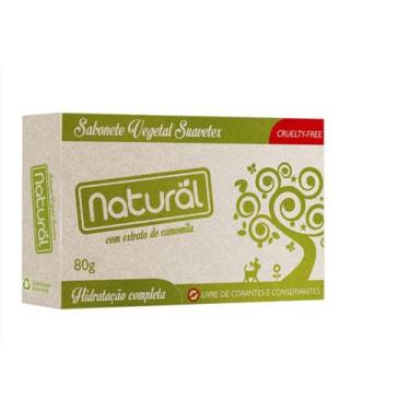 Imagem de Sabonete Vegetal Natural Suavetex Com Extrato De Camomila, Verde, Únic