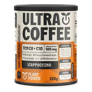 Imagem de Suplemento Ultra Coffee 220g A Tal Da Castanha - Cappuccino - 3 Coraçõ