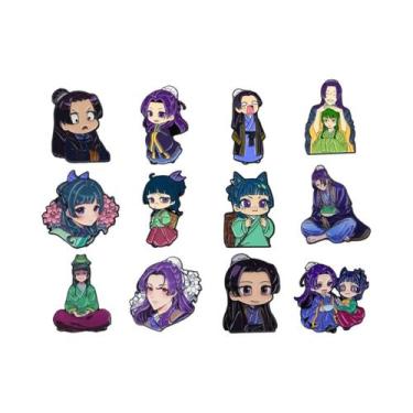 Imagem de Pins De Esmalte De Menina Anime, Crachá De Manga Japonês Para Mochila,