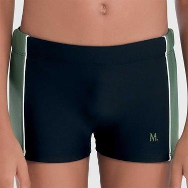 Imagem de Sunga Boxer Lisa Infantil Com Recorte-Masculino