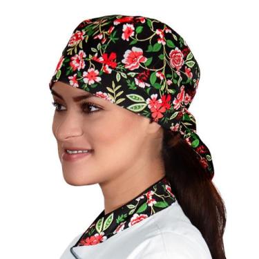 Imagem de Bandana Lenço Para Chef Cozinha Unissex Estampas Cores Outlet Dr Chef 