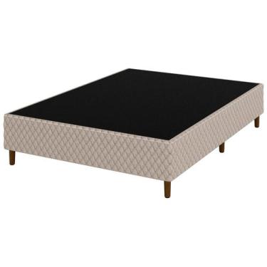 Imagem de Base Cama Box Casal Umaflex 26x138x188cm Verona, Bege, Casal