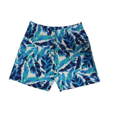 Imagem de Short masculino praia proteção UV Cor:AzulTamanho:52Gênero:Masculino -