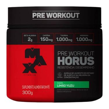 Imagem de Pré Treino Horus 300gr - Max Titanium, Pré Workout-Unissex