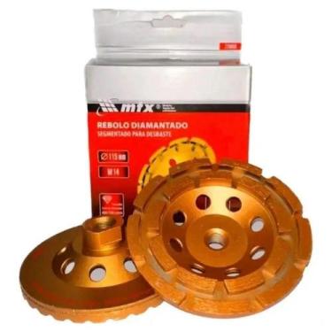 Imagem de Rebolo Desbaste Diamantado Esmerilhadeira 100x14mm MTX729059