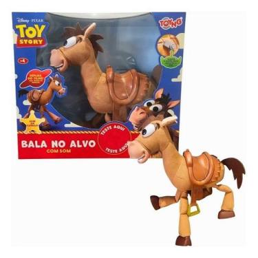 Imagem de Boneco Bala no Alvo Filme Toy Story 40 Cm Tecido Com Som e Vibração - 