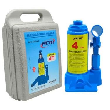 Imagem de Macaco Hidraulico Garrafa 4Ton com Maleta MHG004M ACM TOOLS