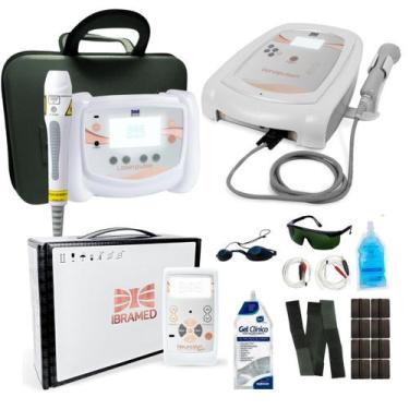 Imagem de Kit Ibramed Laserpulse RGB Sonopulse III Neurodyn System Tratamento Es