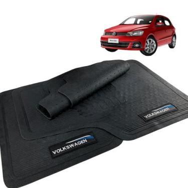 Imagem de Jogo Tapete Gol G6 2014 2015 2016 Borracha Bordado - VOLKSWAGEN
