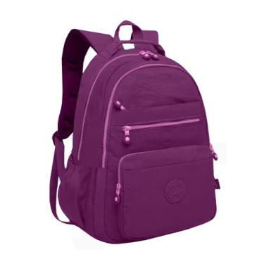 Imagem de Mochila Feminina Notebook Tactel Leve Resistente Estilosa Escola Traba