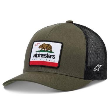 Imagem de Bone Alpinestars Cali 2.0 Verde Militar, Verde militar, Único