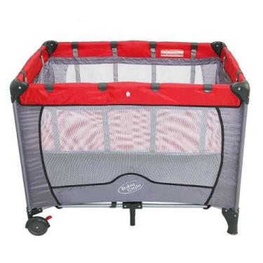 Imagem de Berço Compacto Liso Vermelho Baby Style