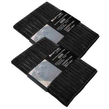 Imagem de Kit 2 Escorredor de Louças Microfibra Buettner 38x48 cm, Preto
