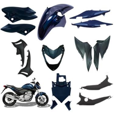 Imagem de Kit Carenagem Completo Honda Cb300r Azul 2009 2010 2011 2012 2013 2014